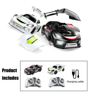 CONUSEA | 2Pieces Remote Control Car Crash Resistant Collision Detachable Body Crash Burst Drift Racing Electric Model Competition Toys