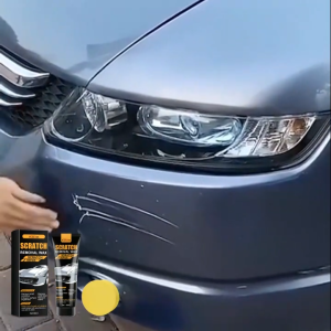 Homonth Scratch Removal Wax 60ml – Helps Remove Surface Scratches & Stains Restores Shine Multi-Use for Car Paint Headlights Wheels Easy Application Safe for All Car Surfaces