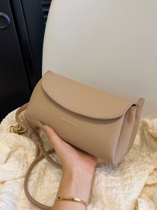 Fashionable Ladies Mini Crossbody Bag Soft Leather Elegant Soft PU Leather Casual Shoulder Bag for Women in Summer 2025