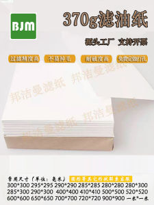 High Density 370g Oil Absorption Paper Electroplating Plate Type Oil Filter Machine Kitchen Cooking Baking Barbecue Utensils