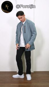 Foratjin - Jaket Bomber Acurva 4-Ways Stretch Super Lentur Premium Exclusive Foratjin [Size M-5XL]