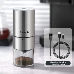 MONGDIO | Portable Electric & Hand-Crank Coffee Grinder