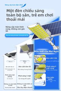 Maiyu | Đèn Sân Vườn Ngoài Trời Năng Lượng Mặt Trời Chống Nước Siêu Sáng Công Suất Cao