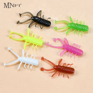 24Pcs Colorful Micro Worm Soft Fishing Lure 30mm TPE Floating Silicone Plastic Swimbait Softbait For Catching Horse Mackerel