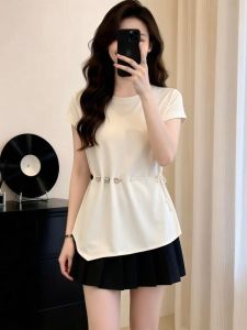 AIYITI | Irregular Waist Tuck T-shirt