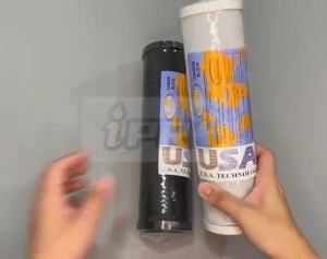 USA OLSMOPURE 10" CTO Carbon Block Filter - 5 Micron - 100% Coconut Shell Activated Carbon ( Black / White )