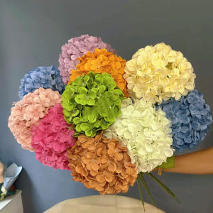 Wedding Decor Artificial Flowers Faux Silk Ball Bouquet Hotel Wedding Ceremony Scene Decoration Fake Flowers for Marriage Celebration