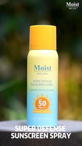 Moist Body 50ML Sunscreen SPF50 PA+++ UV Sunblock Sun Protection Daily Face Skin Brightening Spray