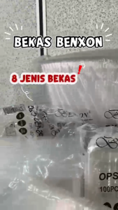 BENXON OPS-OP3H Clear Kuih Container (100pcs) – Disposable Bakery Food Container for Business Use