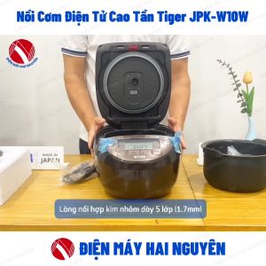 Nồi Cơm Điện Tử Cao Tần Tiger JPK-W10W 1 lít