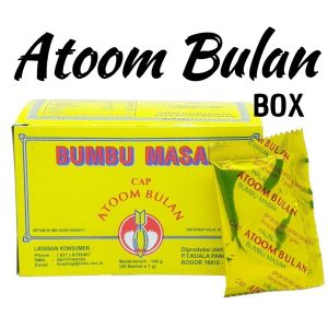 Bumbu Masak Cap Atom / Atoom Bulan satu box (7 gr x 2o sachet)