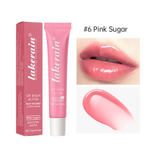 Summer Tinted Lip Butter Balm Conditioning Vegan Pink Sugar Lip Balm for Instant Moisture Shine & Hydration Soothing Skincare