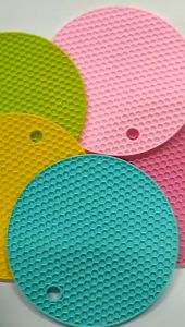 Silicone Pot Holders Thick Hot Pads for Kitchen Heat Resistant Non-slip Mat COD
