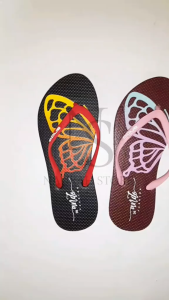 Sandal Jepit Wanita Ando Butterfly Sendal Jepit Wanita Butterfly Kupu-Kupu Aneka Warna Anti Slip