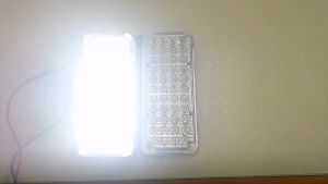 12V White-White Ambulance Body Blinkers 3"x7" Emergency Vehicle Lights