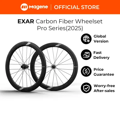 Exar Carbon Fiber Bike Wheelset 2025 Pro RB DB45 Bicycle Disc Rim Brake Center Lock Road Cycling