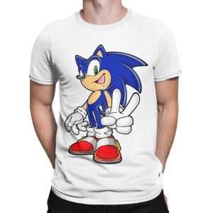 Bandai | Sonices T Shirt Cotton Clothing Awesome Short Sleeve Round Neck Tees Summer T-Shirts