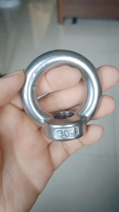 Vòng bulong inox 304 tròn liền khối M18 – phụ kiện kết nối DIY đồ gia dụng tiện dụng