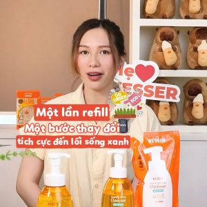 Nước rửa bình sữa Wesser dạng gói 500ml (Nhập khẩu)