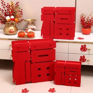 ปีใหม่ 2026 ปีม้า ปั้นหยดน้ำทองคำ ปีใหม่ ปีนักษัตร ปีกังฟู่ ตกแต่งห้องนั่งเล่น วัสดุผ้าฟาง ตกแต่งห้องนอน ตกแต่งห้องนั่งเล่น