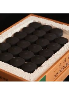100pcs/box Arang Megic Briket Batok Kelapa Mudah Nyala Alamir Untuk Barbekyu Di Luar Ruangan