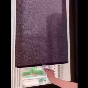 ม่านม้วนอัตโนมัติ ที่บังแดด ม่านกันแดด ใช้งานง่าย กันน้ำ กันน้ำมัน การขยายพับอัตโนมัติ