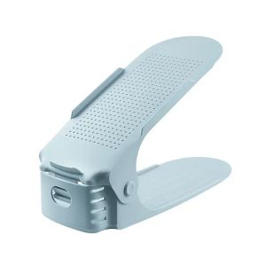 1/6Pcs Shoe Slots Organizer Adjustable Shoe Support Rack Double Layer Stack Shoe Holder Shoe Stacker for Closet Organization