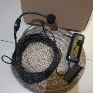 G01 MIC ORIGINAL TOA MIC KABEL HEADSET 10 METER BANDO KLIP CLIP BLACKSPIDER MIK MIKROPON MIKROPHONE