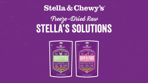 Stella & Chewys Stellas Solutions Grain-Free Meal Topper Cat Food 7.5oz | Digestive Boost / Skin & Coat Boost