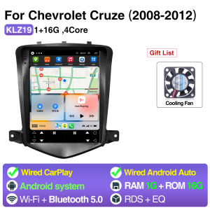 9.7inch 2din Android 13 Car Radio for Chevrolet Cruze J300 2008-2012 Multimedia Player GPS Wireless Carplay Android Auto Stereo