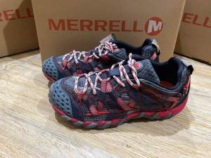 blackgreypink Aircushion merrell hiking outdoor women shoes