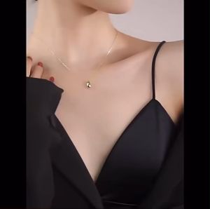 Dây chuyền nữ Doudou Vòng cổ hạt đậu may mắn Lucky Bean phong cách Hàn Quốc chất liệu bạc S925 cao cấp thời trang XL008