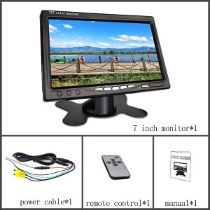 HD 7 Inch Car Monitor TFT LCD 1024X600 Display Rear View Screen for Vehicle Backup Camera CCTV Home Security Surveillance