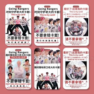 Seventeen Student Sliding Cover ID Card Holder Lunch Card Bus Card Access Control Campus Card Protective Case Plastic Material
