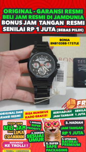 JAM BONIA ORIGINAL - BONIA BNB10388-1737LE - Men LA - Stainless Steel - Hitam - JAMDUNIA / JAM DUNIA JD18 # JAM TANGAN PRIA JAM PRIA JAM TANGAN ANTI AIR $ JAM TANGAN BONIA BNB10388 1737LE BONIA BNB 10388 1737 BONIA BNB103881737 DEL01