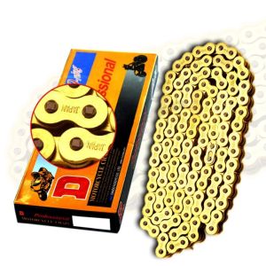 【24 hours delivery】🔥Universal Motorcycle Chain Oil Seal Golden Chain DID Oring 520 Chains 120 Links for ATV Off Road Racing Motorcycles