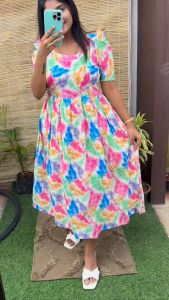 Floral White Gown 💫💫💫