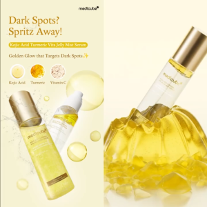 【Ship From SG】Medicube Kojic Acid Turmeric Vita Jelly Mist Serum 100ml -designed to brighten and revitalize tired dull-looking skin