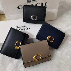 CH825 Dompet Koin ลักษณะแฟชั่นกระเป๋าสตางค์ทรงสั้นของผู้หญิง