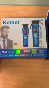 Kemei km-2797 ปัตตาเลี่ยนตัดผมกันขอบ มอเตอร์แรง ปัตตะเลี่ยนไร้สาย ปรับความเร็วได้ สูงสุด 9000RPM