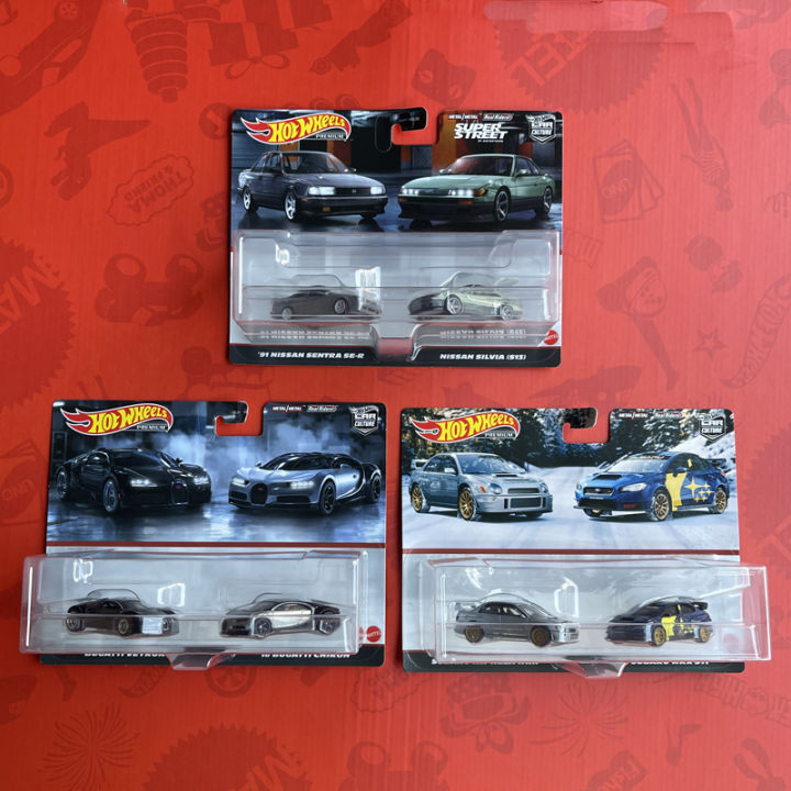 Hot Wheels Double Car Cover Love Iron Bottom Rubber Tire Alloy Mercedes