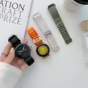 jansin | 18mm 20mm 22mm Nylon Loop Strap For Garmin Vivoactive 3 4 4S 5 6 Band Watch Venu 2 2S 3S SQ SQ2 Forerunner 245 Sports Bracelet