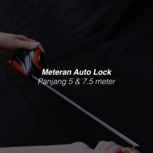 NOBLEZA Meteran Auto Lock Pengukur Measure Tape Roll Self lock 5M 75M