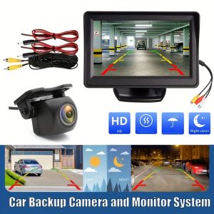 4.3-Inch Adjustable Rear View Camera for Cars with Monitor Complete Set for Vehicle Reversing  And Backup Display Guidelines