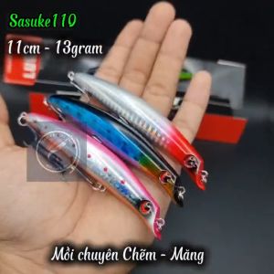 Mồi lure cá Chẽm sasuke110 Mồi lure nhạy cá ChẽmNhồngMăng 11cm