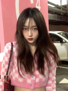 Áo Len Cardigan Mềm Mại Màu Hồng Phong Cách Hàn Quốc Dành Cho Học Sinh Áo Khoác Ngoài Cổ Tròn Dài Tay Dáng Ôm Vừa Vặn Mùa Xuân 2024