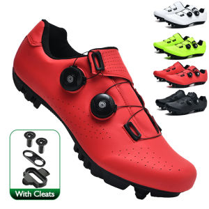 Cycling Sneaker Mtb Pedal Bicycle Shoes Flat Mountain Cycling Shoes Cleat Shoes Rb Speed Footwear Man Women 2023 New Selflocking