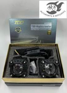 TDD 4730-11 HEADLIGHT NIGHTCRAWLER MOTORCYCLE AUXILIARY LIGHT 50W UNIVERSAL