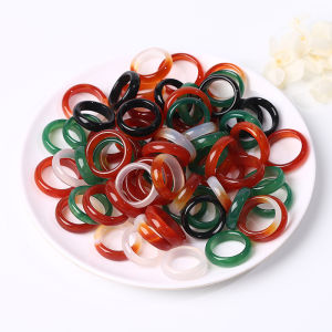 แหวนหมุนแบบถือได้ แหวนรูปวงแหวน แหวนหาง แหวนรูปวงแหวน DIY แหวนหินมัมบ้าสีขาว ดำ แดง อุปกรณ์ทำเครื่องประดับแบบถือได้