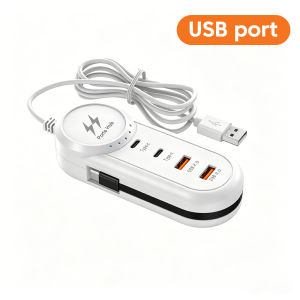 other | USB Charger PD Type C Fast Charge Wall Chargers Multi-ports USB Hub Adapter USB Type C With Extension Type C Cable Socket Outlet